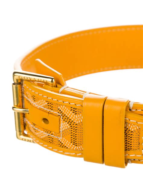 Goyard franklin dog collar 